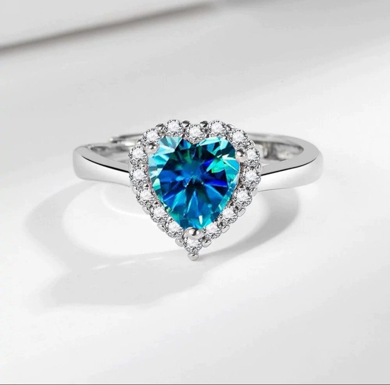 Ocean Heart Elegance Ring