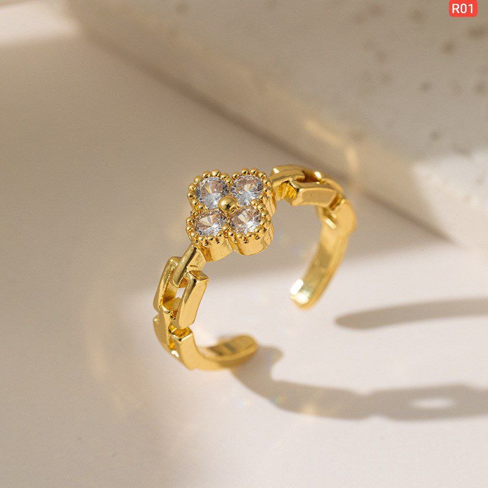 Royal Shine 22K Gold-Plated Ring – R01