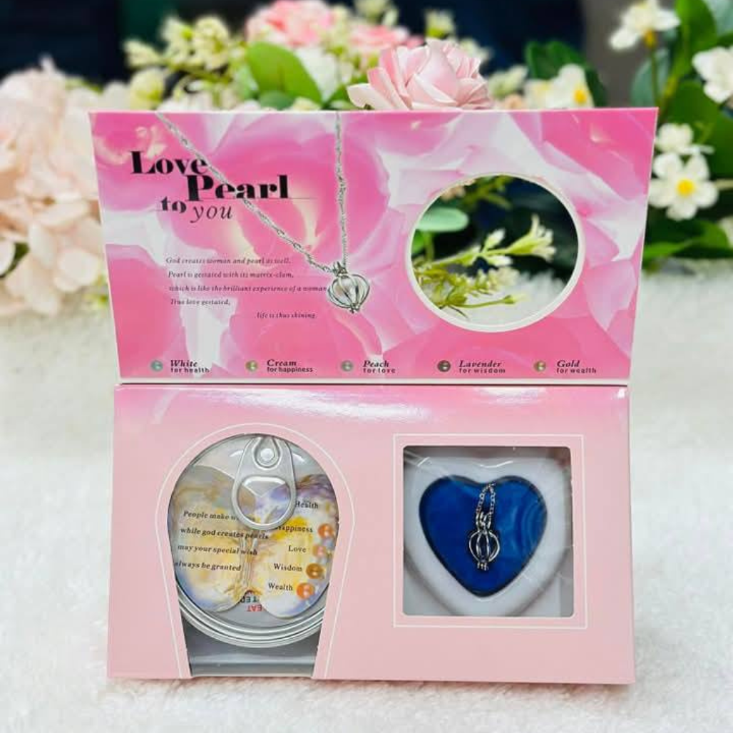 Viral Love Pearl Necklace – Romantic Gift in Real Oyster with Surprise Pearl